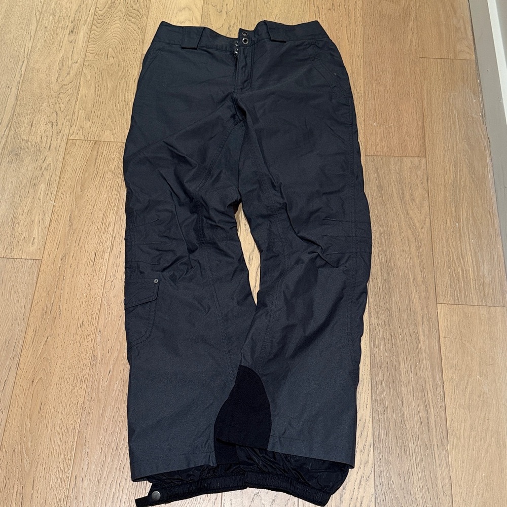 Columbia Women's Medium Snow Pants Dark Gray Winter Snowboard Ski Titanium Omni
